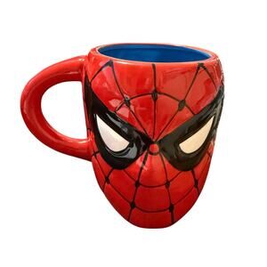 Marvel Spiderman Large Ceramic 3D  Red/Black Mug Cup "Great Childs Mug" 16 oz